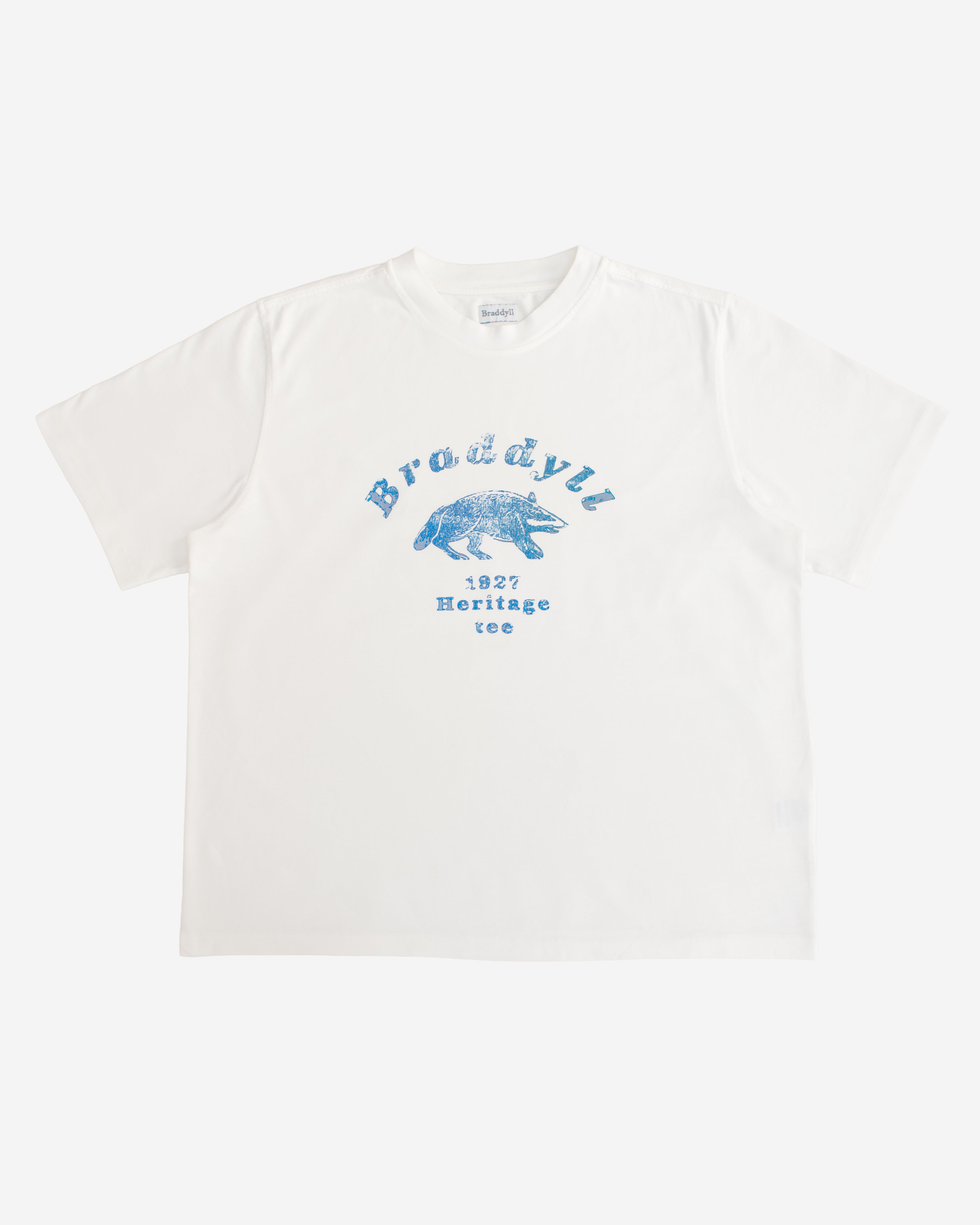 Stamped White Heritage Tee