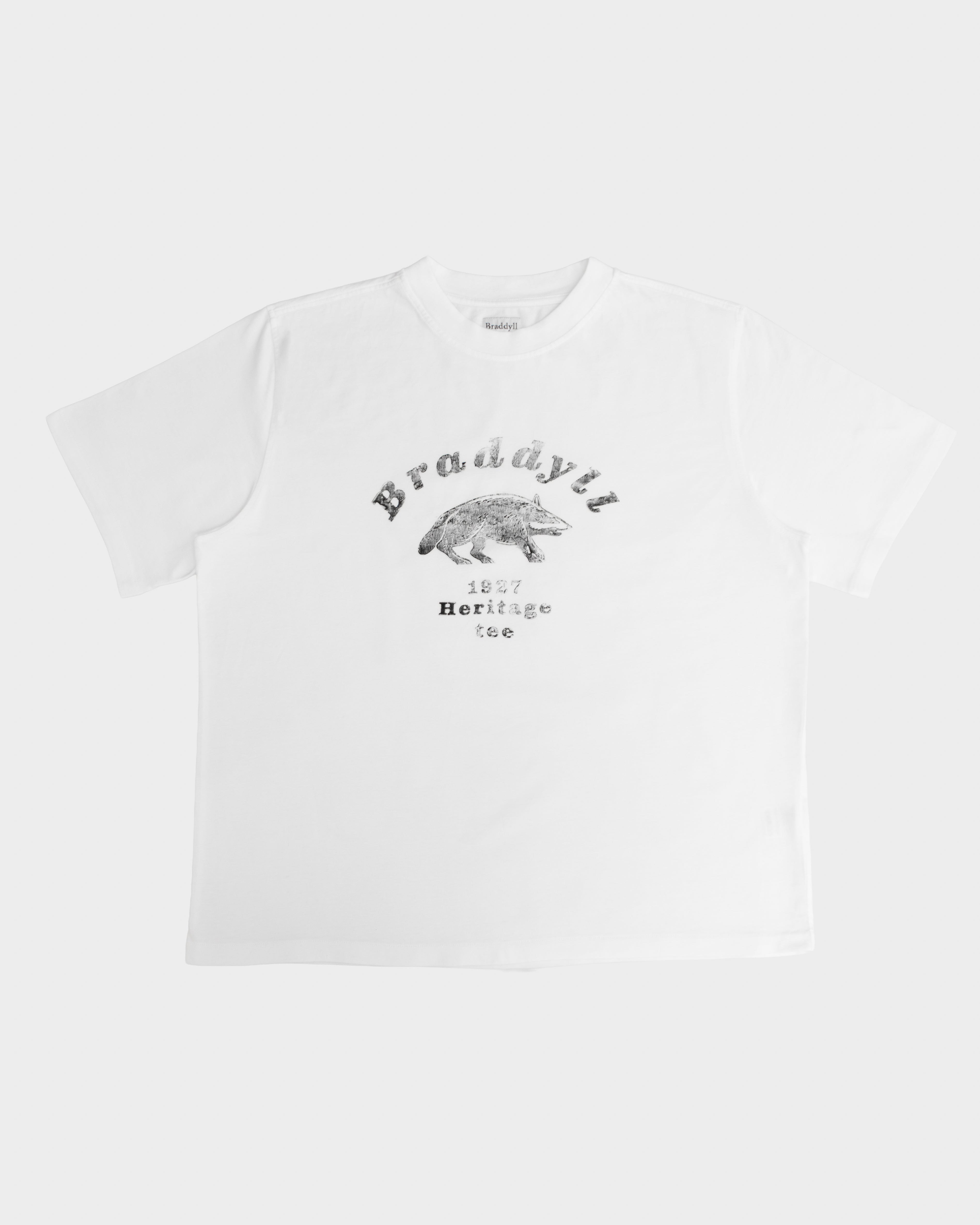 Stamped White Heritage Tee